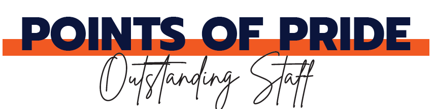 Points of Pride: Outstanding Staff